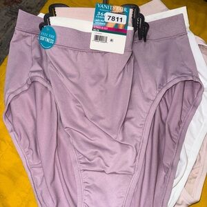 Women’s 360 Comfort Radiant Vanity Fair Soft Hi-Cut Briefs Panties 3pr. 5XL/12